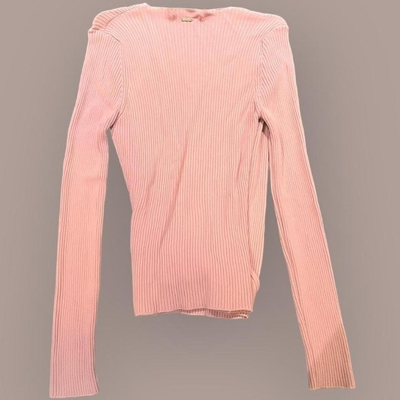 Cute Pink Guess Wrap Shirt - Picture 2 of 6